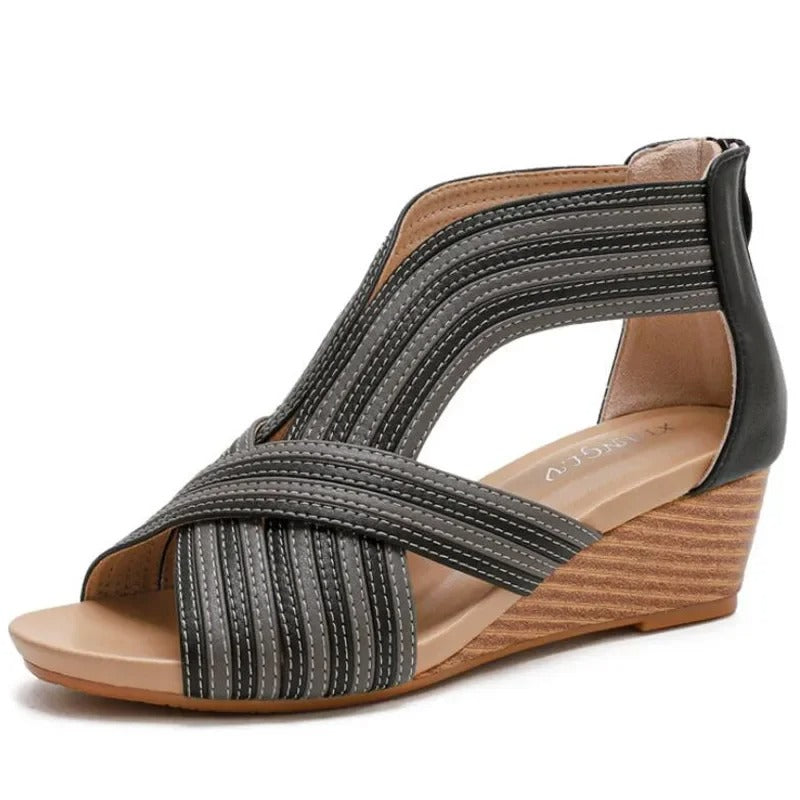 Womens Wedge Heels Comfortable Slip-On