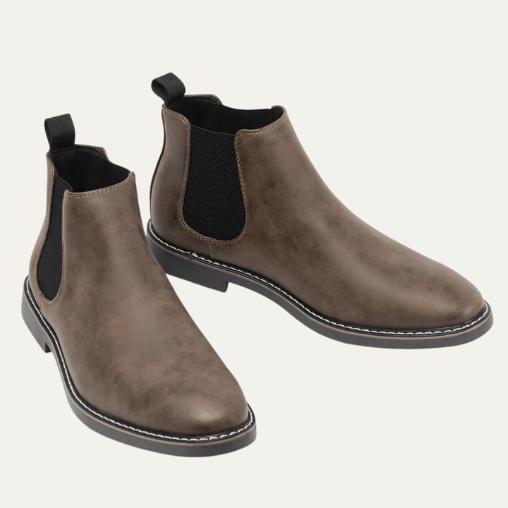 Mens Leather Chelsea Boots Ankle Style