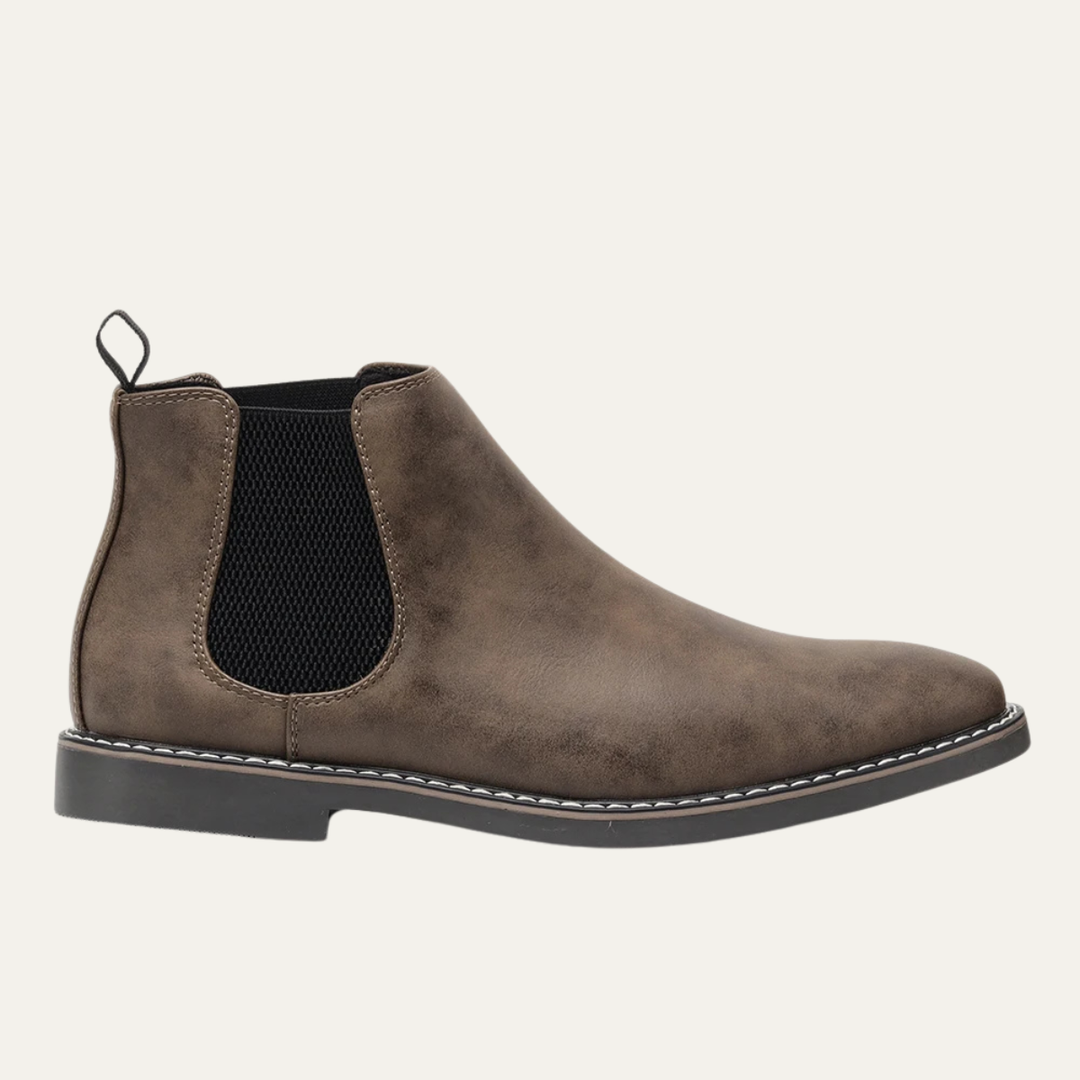 Mens Leather Chelsea Boots Ankle Style
