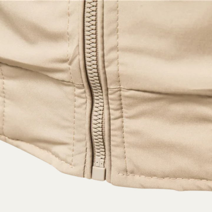 Mens Bomber Jacket Lightweight Striped Design