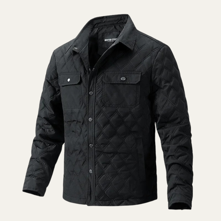 Mens Lightweight Quilted Jacket Diamond Padded