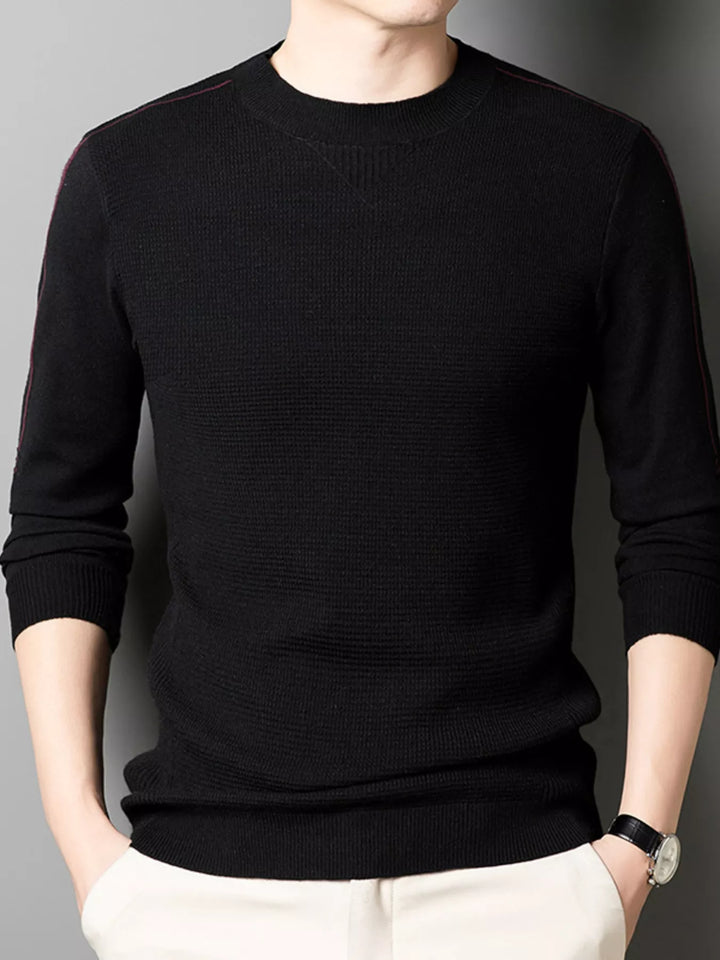 Mens Lightweight Sweater Crew Neck Regular Fit