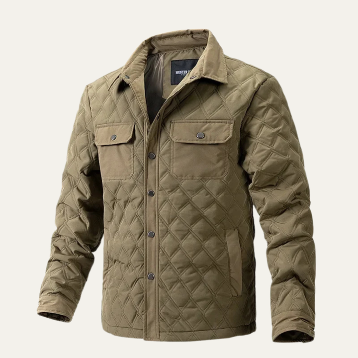 Mens Lightweight Quilted Jacket Diamond Padded