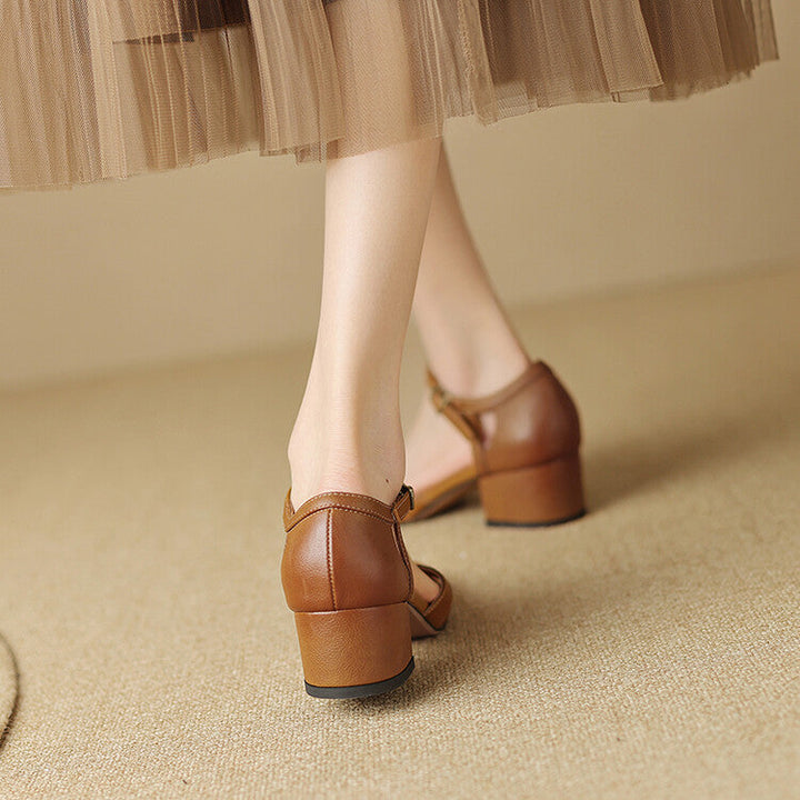 Womens Genuine Leather Sandals Comfortable Fit