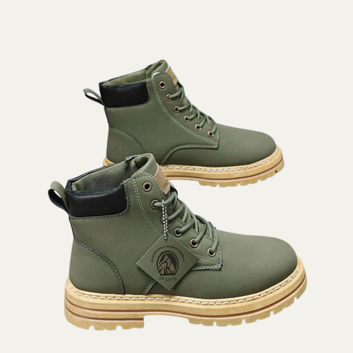 Mens Chelsea Work Boots Rugged Lug Sole