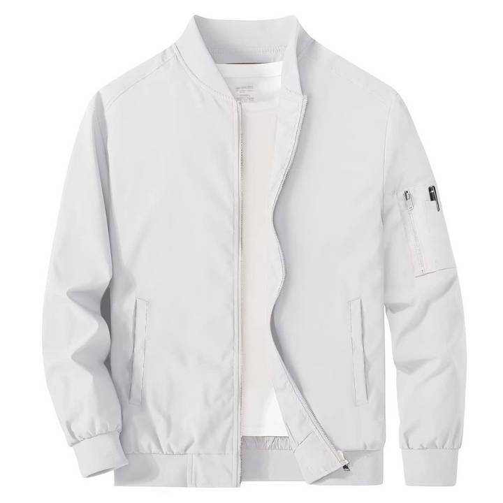 Mens Bomber Jacket Full Zipper Classic Fit