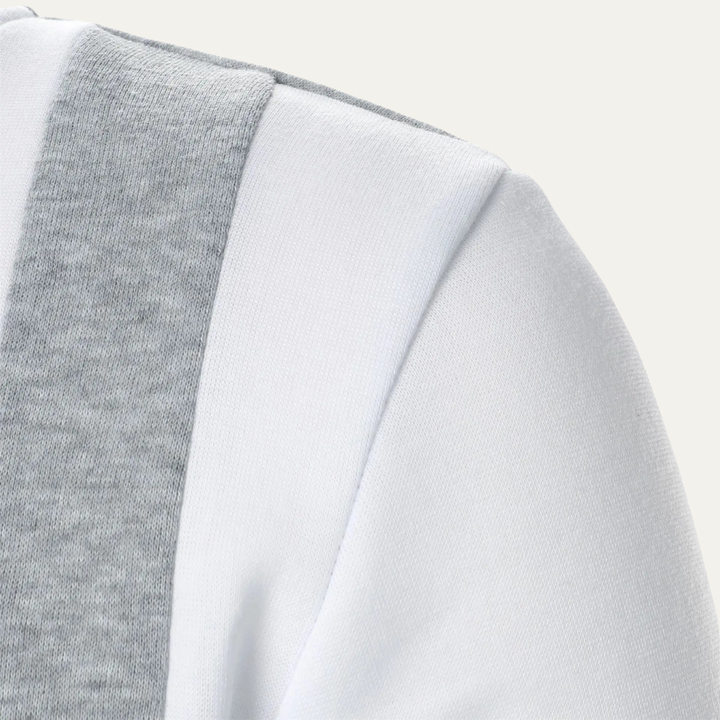 Mens Lightweight Zip-Up Jacket Color Block Design