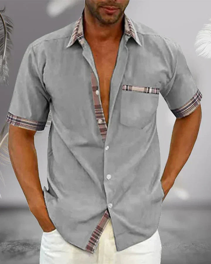 Mens Casual Shirt Cotton Modern Fit
