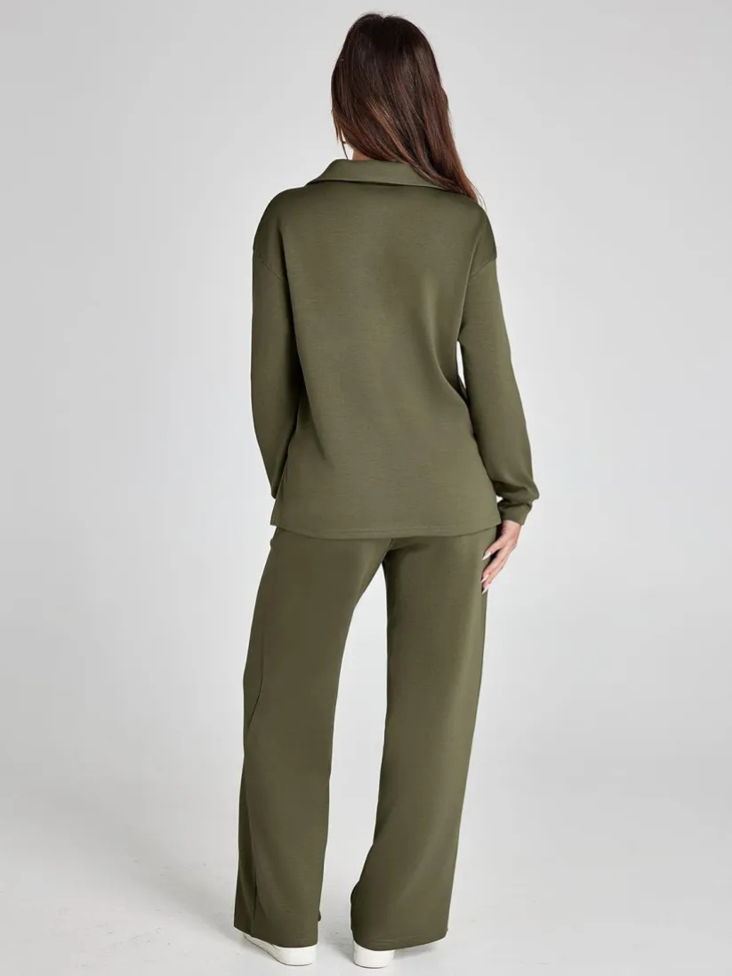Womens Two-Piece Set Comfortable Relaxed Fit