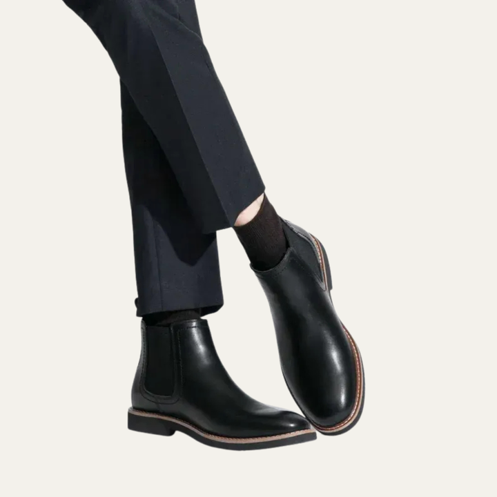 Mens Chelsea Boots Matte Lug Sole