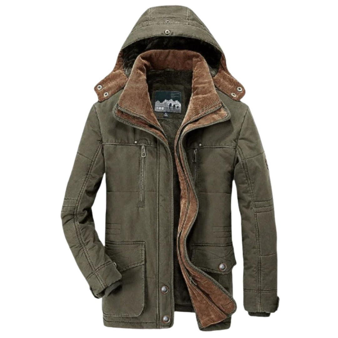 Unisex Winter Jacket Thermal Insulated with Deep Pockets