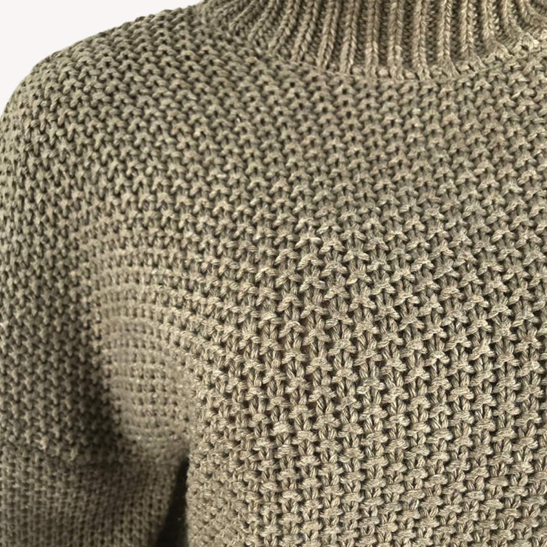 Womens Knit Pullover Sweater Relaxed Fit