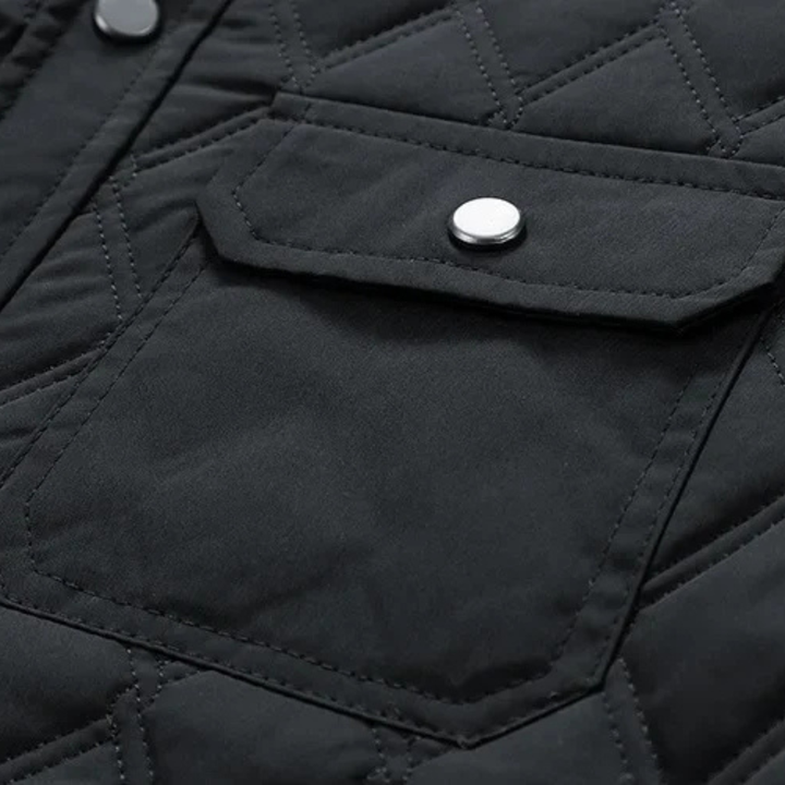 Mens Lightweight Quilted Jacket Diamond Padded