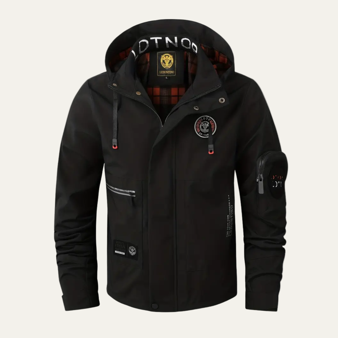 Mens Hooded Jacket Lightweight Urban Style - BritishMode