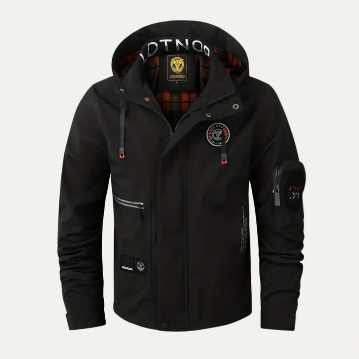 Mens Hooded Jacket Lightweight Urban Style - BritishMode