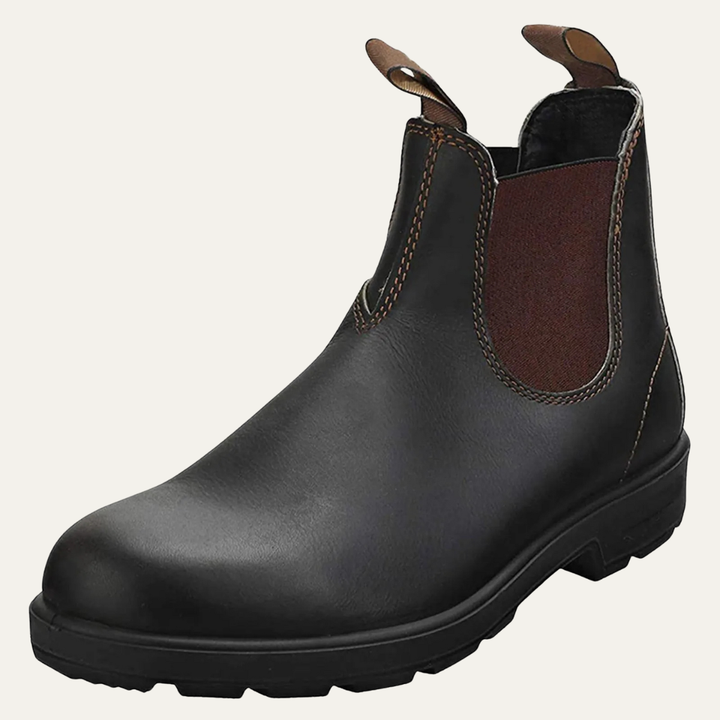 Mens Leather Chelsea Ankle Boots Outdoor Style