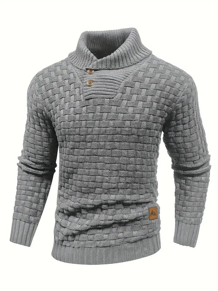Mens Knitted Sweater Soft Casual Fit