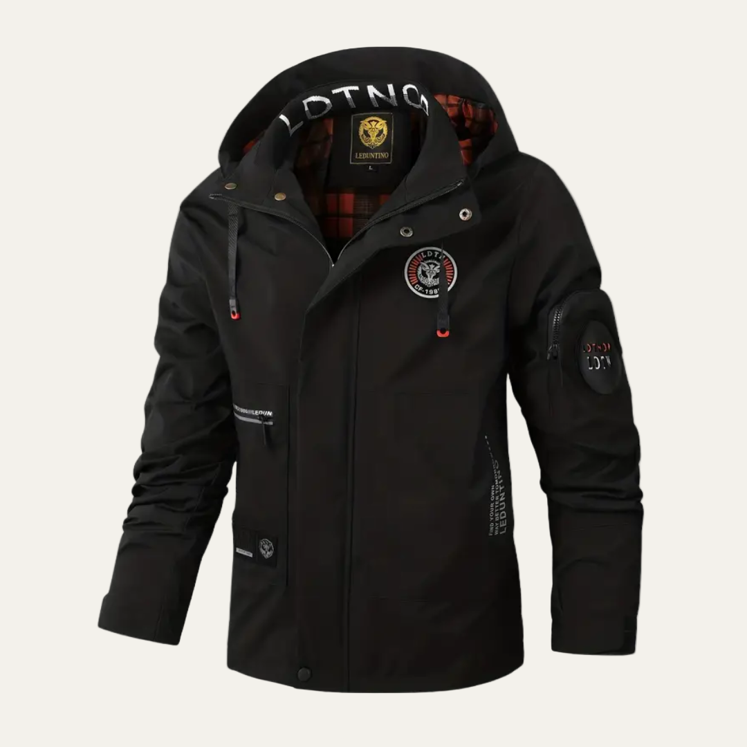 Mens Hooded Jacket Lightweight Urban Style