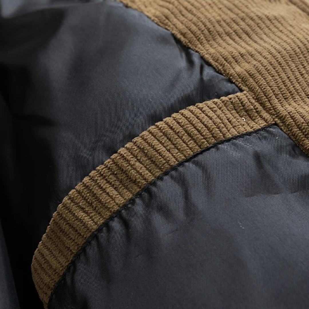 Mens Quilted Puffer Jacket Insulated Warm Winter
