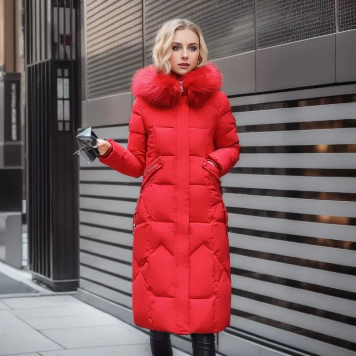 Womens Winter Coat Wool Blend Relaxed Fit