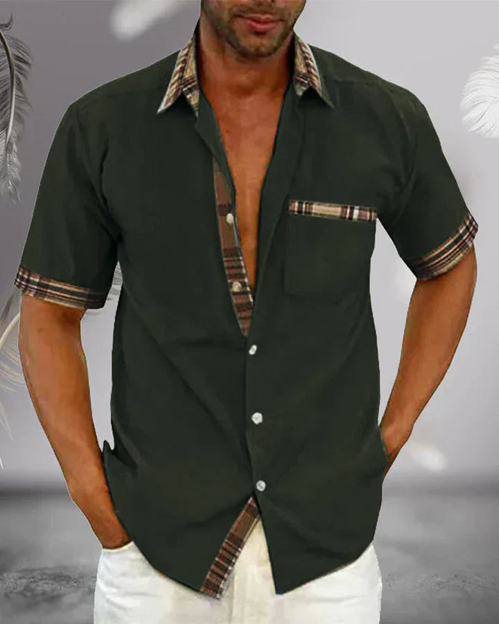 Mens Casual Shirt Cotton Modern Fit