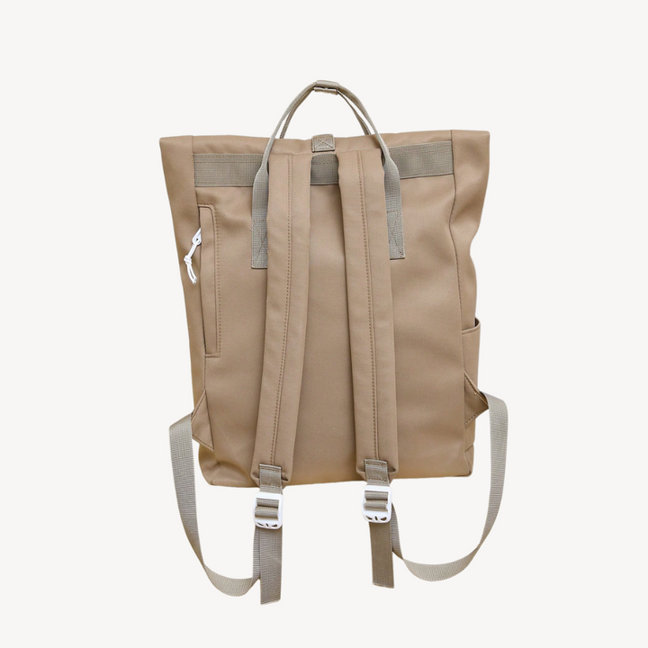 Womens Roll Top Backpack Polyester Durable