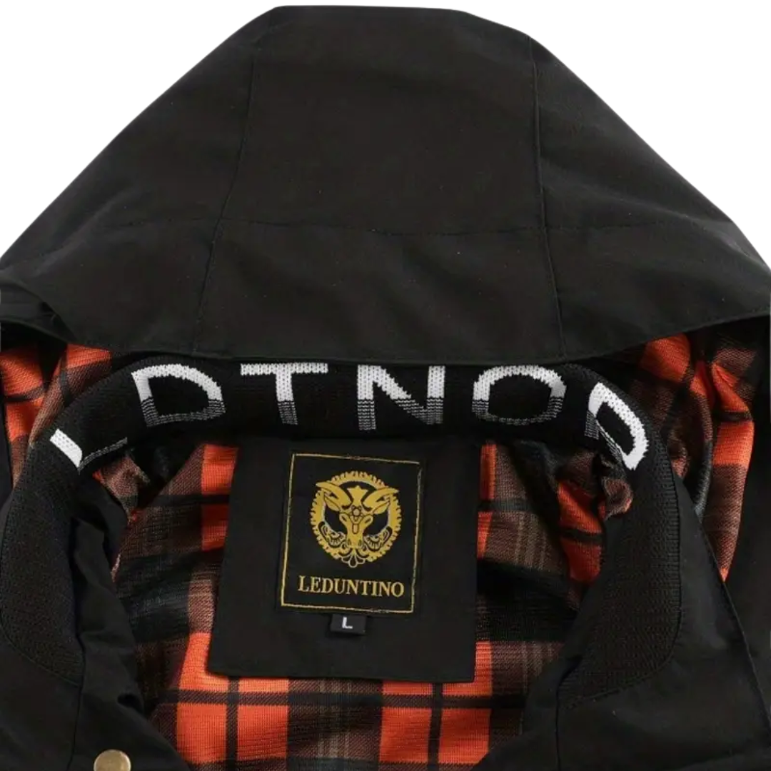 Mens Outdoor Jacket Waterproof Hooded Checked Lining