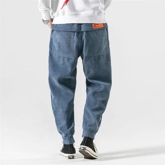 Mens Corduroy Casual Pants Comfortable Fit - BritishMode