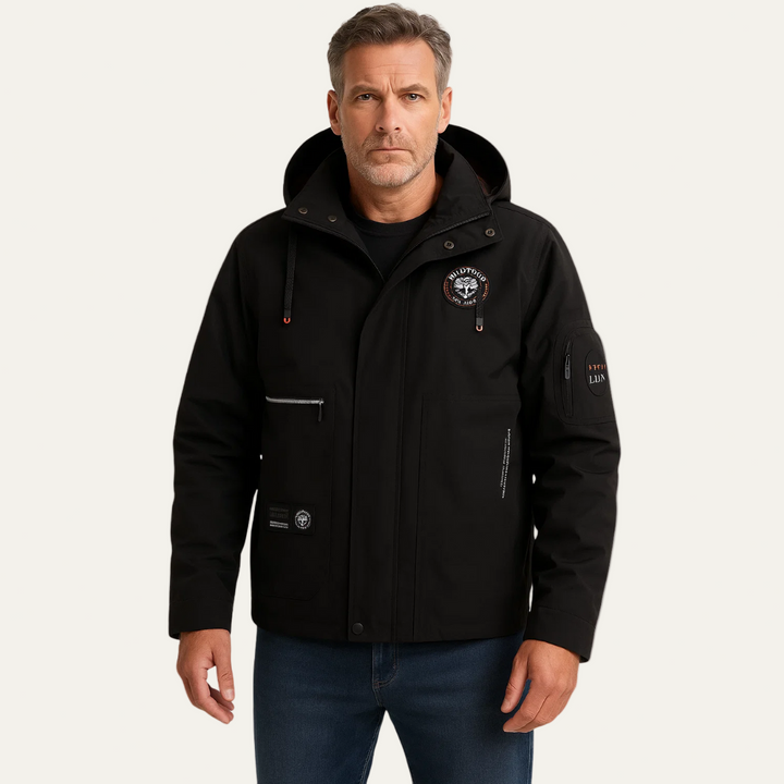 Mens Hooded Jacket Lightweight Urban Style