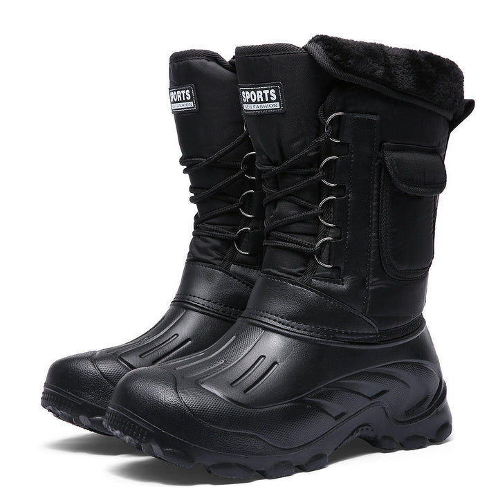 Mens Winter Boots Waterproof Insulated Warm