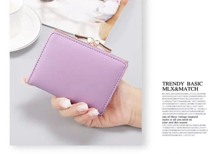 Womens Mini Organizer Wallet Compact Slim Design