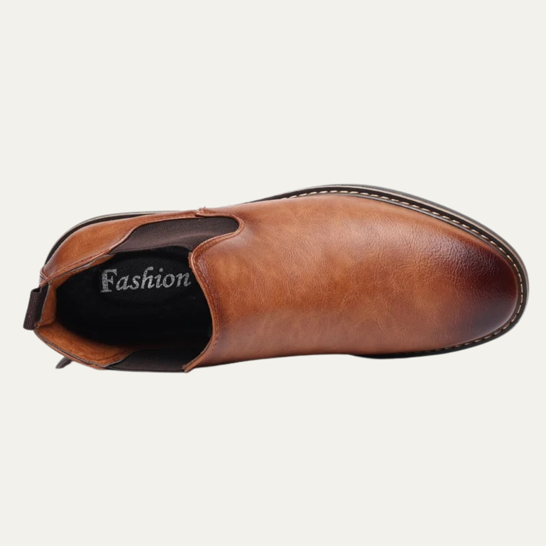 Mens Leather Chelsea Boots Elegant Style
