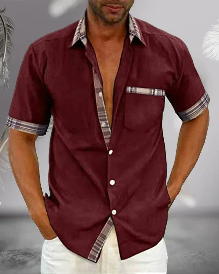 Mens Casual Shirt Cotton Modern Fit