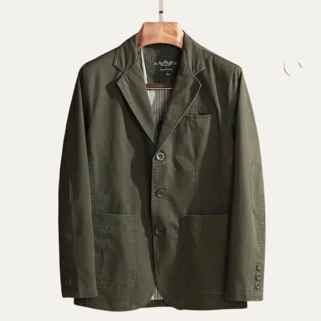 Mens Casual Lightweight Blazer Slim Fit Three Button