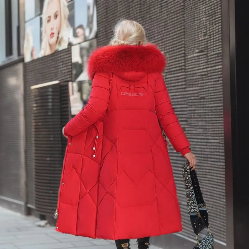 Womens Winter Coat Wool Blend Relaxed Fit