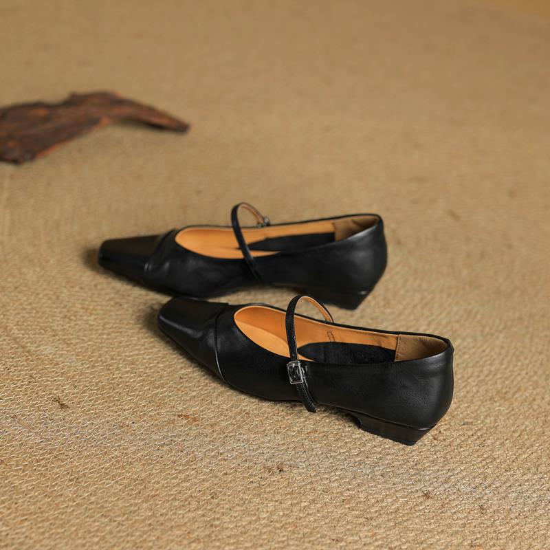 Womens Genuine Leather Pumps Classic Fit