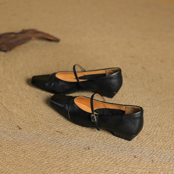 Womens Genuine Leather Pumps Classic Fit