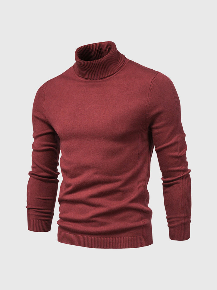 Mens Turtleneck Sweater Washable High Quality