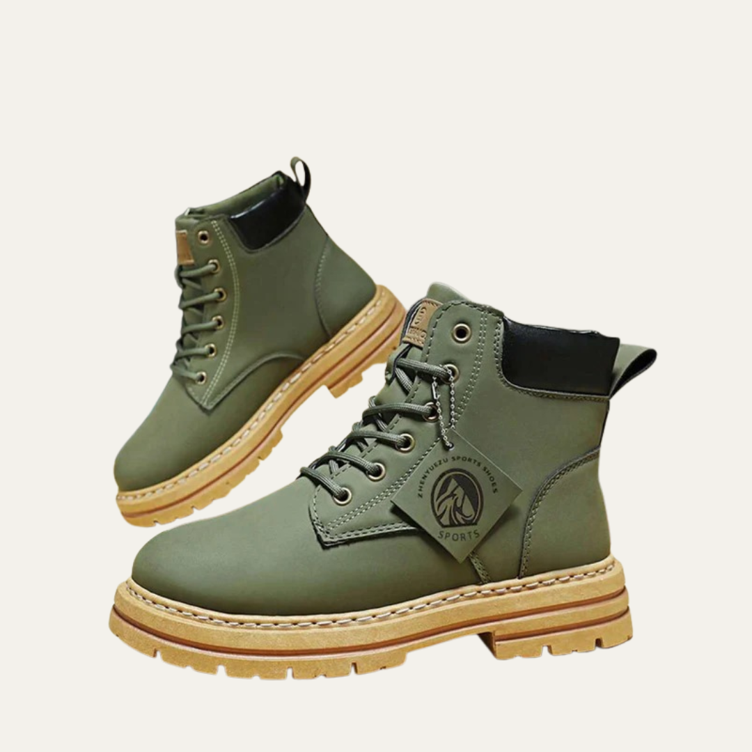 Mens Chelsea Work Boots Rugged Lug Sole