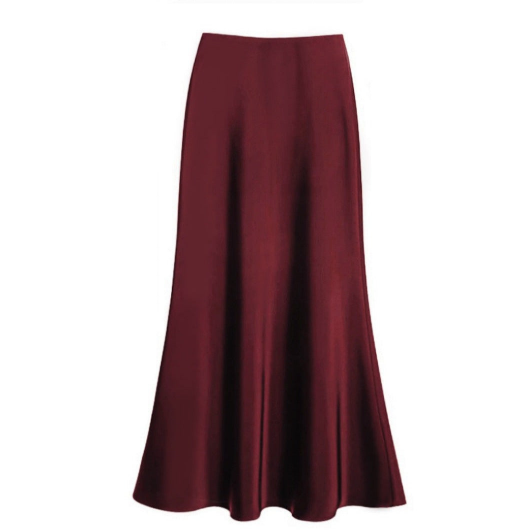 Womens Knee-Length Skirt Stylish Fit