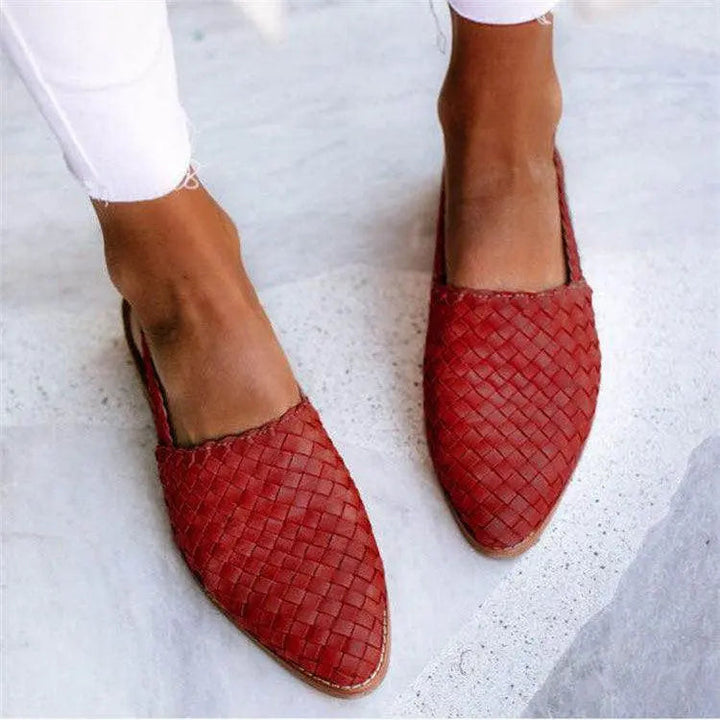 Womens Handcrafted Moccasins Refined Leather