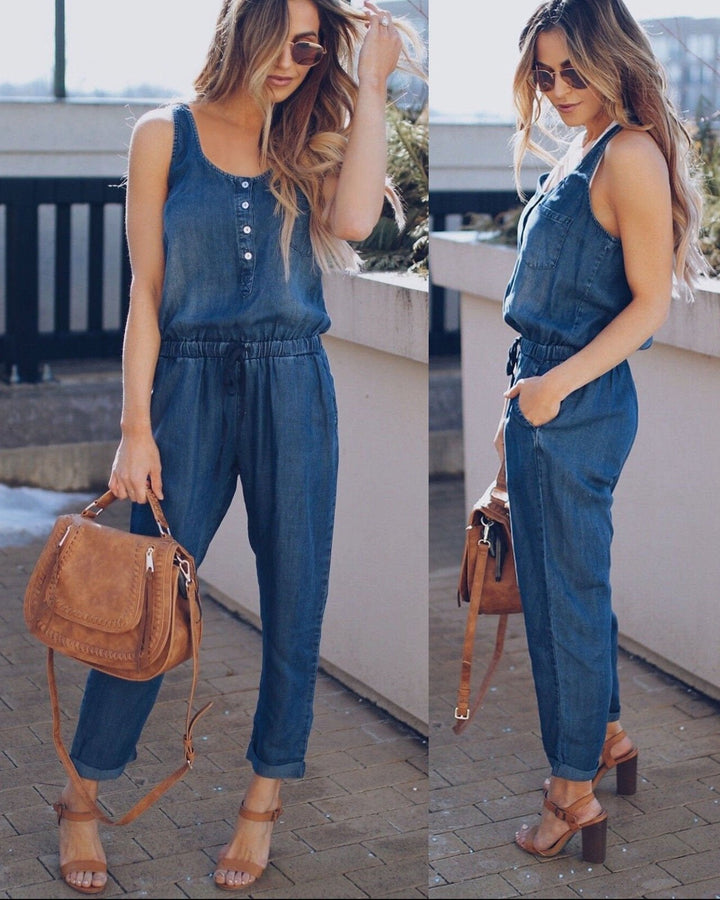 Womens One Piece Jumpsuit Soft Elegant Fit