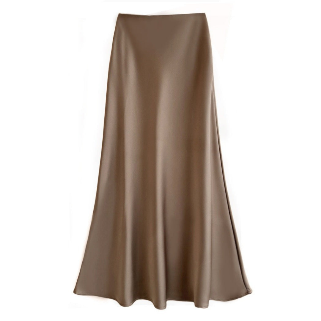 Womens Knee-Length Skirt Stylish Fit