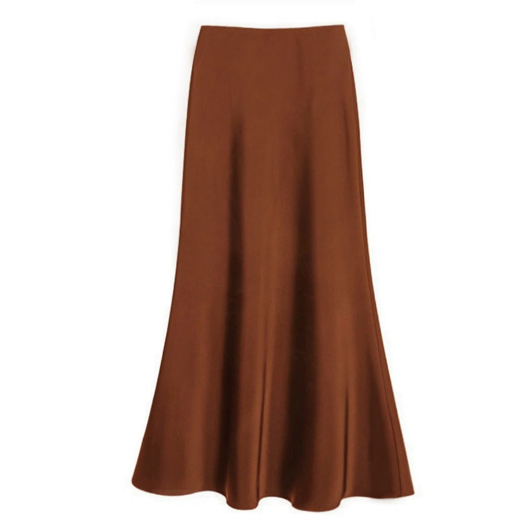 Womens Knee-Length Skirt Stylish Fit