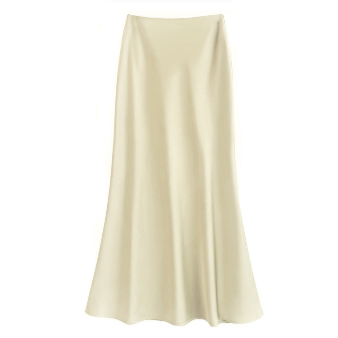 Womens Knee-Length Skirt Stylish Fit