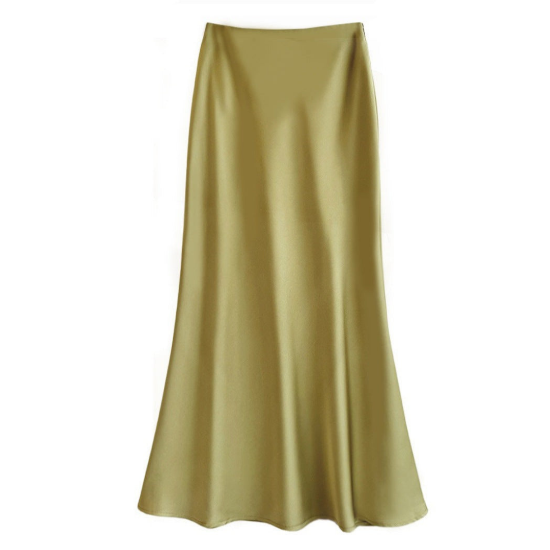 Womens Knee-Length Skirt Stylish Fit