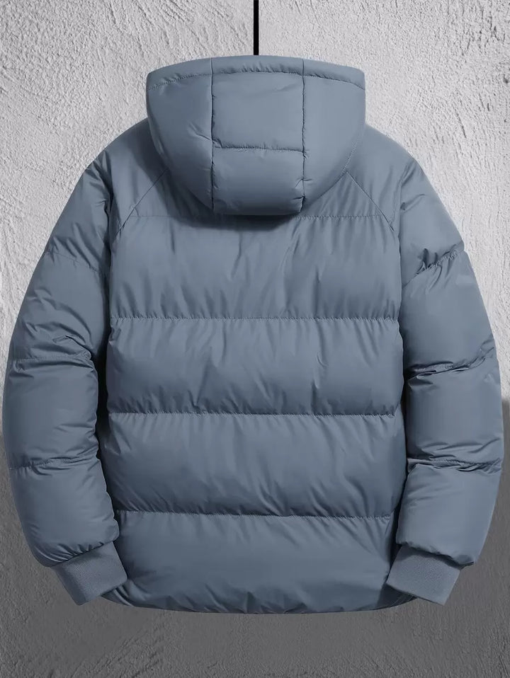 Unisex Casual Padded Jacket Quilted Relaxed Fit