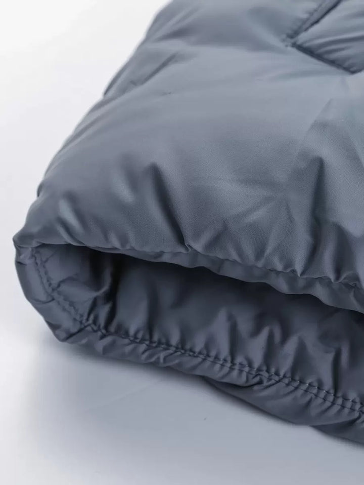 Unisex Casual Padded Jacket Quilted Relaxed Fit