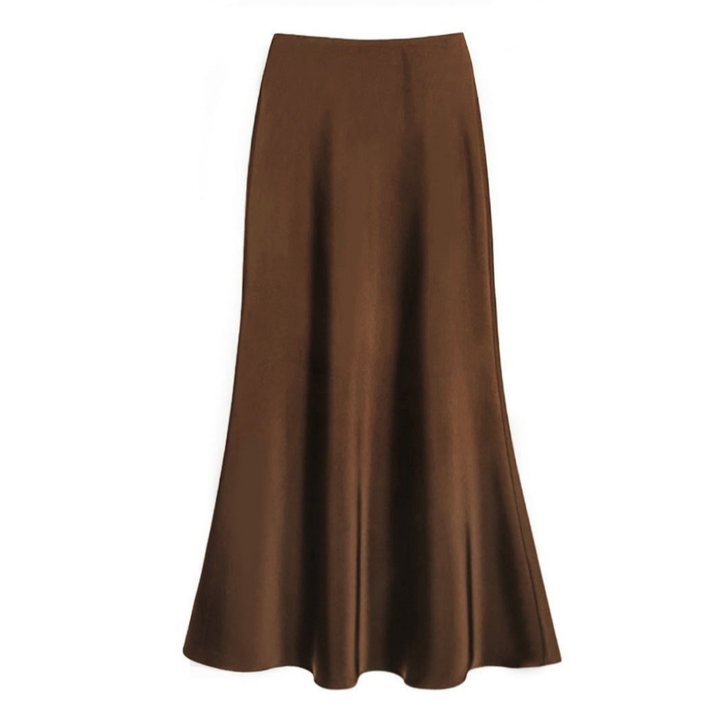 Womens Knee-Length Skirt Stylish Fit