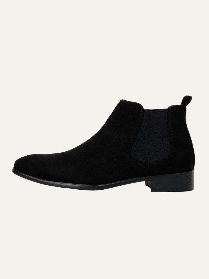 Mens Chelsea Boots Suede Pointed Toe